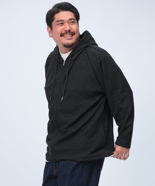 【セール】PLEGGI (プレッジ) グラデーション リブニット フルジップ パーカー 64774552（パーカー）｜SAKAZEN（サカゼン）