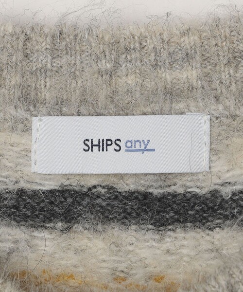 SHIPS any(シップス エニィ)の「SHIPS any :〈手洗い可能〉フェアアイル シャギー クルーネック ニット◇(ニット/セーター・メンズ・ブラック/グレー/ネイビー・SMALL/MEDIUM/LARGE)」の12枚目の写真