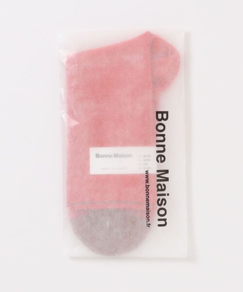 Bonne maison（ボンメゾン）の「【Bonne Maison(ボンヌメゾン)】フランス製 ソックス　靴下　カラフル（ソックス/靴下・レディース・レッド/グリーン/オレンジ/グレー/チャコールグレー/ブルー・36/38）」の12枚目の写真