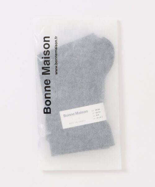 Bonne maison（ボンメゾン）の「【Bonne Maison(ボンヌメゾン)】フランス製 ソックス　靴下　カラフル（ソックス/靴下・レディース・レッド/グリーン/オレンジ/グレー/チャコールグレー/ブルー・36/38）」の8枚目の写真