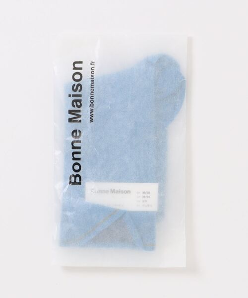 Bonne maison（ボンメゾン）の「【Bonne Maison(ボンヌメゾン)】フランス製 ソックス　靴下　カラフル（ソックス/靴下・レディース・レッド/グリーン/オレンジ/グレー/チャコールグレー/ブルー・36/38）」の10枚目の写真