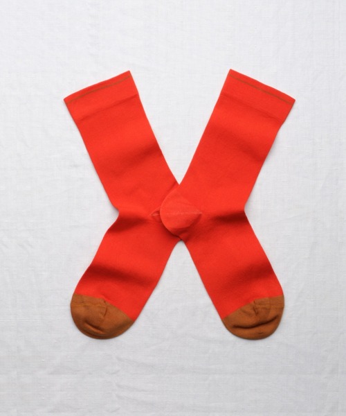 Bonne maison（ボンメゾン）の「【Bonne Maison(ボンヌメゾン)】フランス製 ソックス　靴下　カラフル（ソックス/靴下・レディース・レッド/グリーン/オレンジ/グレー/チャコールグレー/ブルー・36/38）」の21枚目の写真
