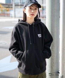 WEGO/リラックスフィットグラフィックパーカー