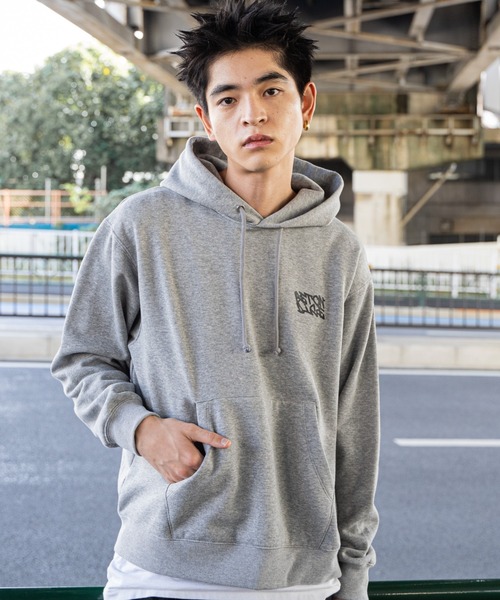 WEGO(ウィゴー)の「WEGO/リラックスフィットグラフィックパーカー(パーカー・メンズ・ホワイト/杢グレー/ブラック/ブラウン/グリーン・SMALL/MEDIUM/LARGE)」の14枚目の写真