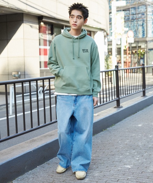 セール】WEGO/リラックスフィットグラフィックパーカー