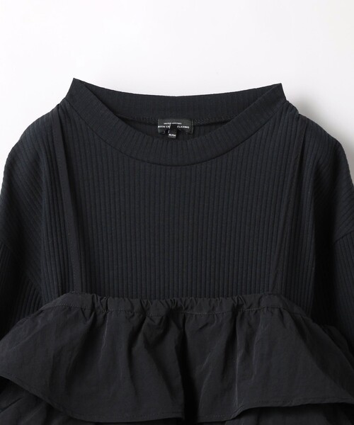 green label relaxing（グリーンレーベルリラクシング）の「TJ フリルキャミ+テレコ プルオーバーセット / キッズ  140cm-160cm（Tシャツ/カットソー・キッズ・ブラック/オフホワイト・140cm/160cm/150cm）」の14枚目の写真