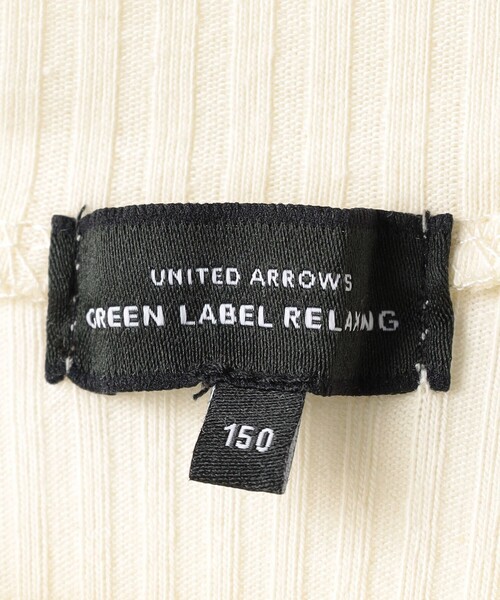 green label relaxing（グリーンレーベルリラクシング）の「TJ フリルキャミ+テレコ プルオーバーセット / キッズ  140cm-160cm（Tシャツ/カットソー・キッズ・ブラック/オフホワイト・140cm/160cm/150cm）」の20枚目の写真