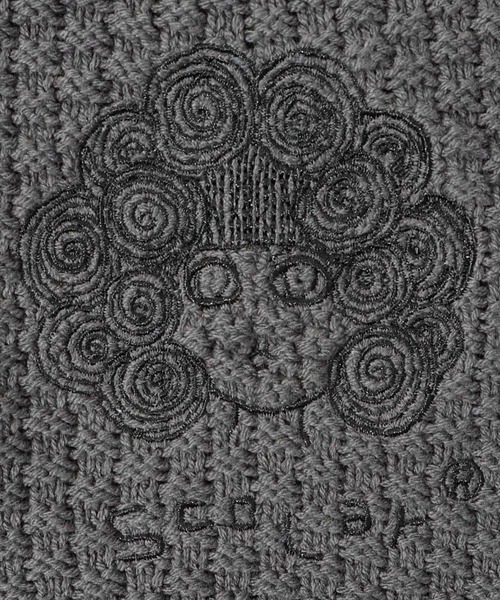 【セール】143686：スカラーマーク刺繍入り ニット×デニムカーディガン（スウェット）｜ScoLar（スカラー）