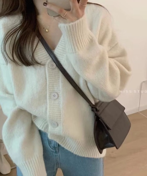 sevens（セブンズ）の「【sevens】キャミカーディガンセット（カーディガン/ボレロ・レディース・ピンク/ネイビー/ホワイト・FREE）」の12枚目の写真