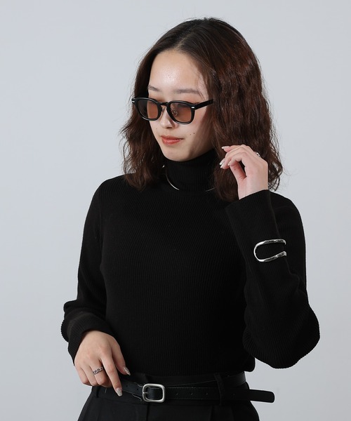 COLONY 2139（コロニートゥーワンスリーナイン）の「テレビジョンカットサングラス（サングラス・レディース・ブラウン/クリア/グレー・FREE）」の12枚目の写真