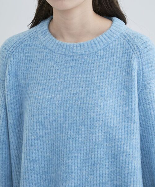 Green　Parks（グリーンパークス）の「fuwaっと 畦チュニック（チュニック・レディース・キャメル/ダークパープル/オフホワイト/ブルー/杢グレー・FREE）」の11枚目の写真