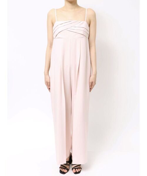 OUNNOUN（オウンノウン）の「【OUNNOUN】ワイドレッグオールインワン（つなぎ/オールインワン・レディース・ベビーピンク/ブラック/ライトグレー・MEDIUM/SMALL）」の9枚目の写真