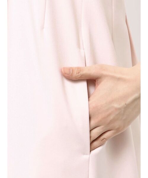 OUNNOUN（オウンノウン）の「【OUNNOUN】ワイドレッグオールインワン（つなぎ/オールインワン・レディース・ベビーピンク/ブラック/ライトグレー・MEDIUM/SMALL）」の14枚目の写真