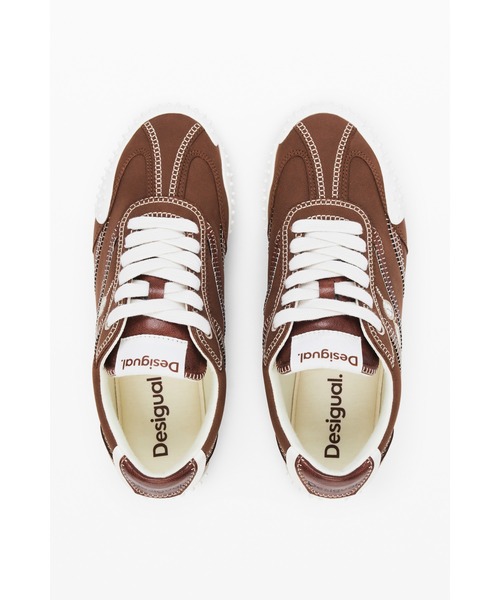 Desigual(デシグアル)の「RETROSNEAKERWESTERN PUスニーカーローカット ブラウン(スニーカー・レディース・ブラウン・36/37/38/39/40/41)」の1枚目の写真