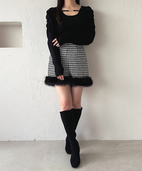 d.i.a. ファー付きショートパンツ サイズ26 フェイクファー付きショートパンツ【ZOZOTOWN限定アイテム】（その他