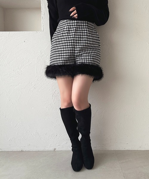 d.i.a. ファー付きショートパンツ セール】Fファー付きショートパンツ（その他パンツ）｜ems