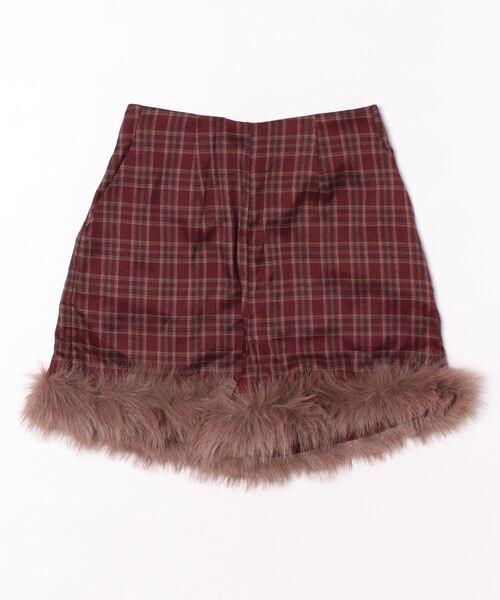 apres jour（アプレジュール）の「フェイクファー付きショートパンツ【ZOZOTOWN限定アイテム】（その他パンツ・レディース・ブラック系その他/ブラック/ブラウン系その他/ボルドー・X-LARGE/フリー）」の7枚目の写真