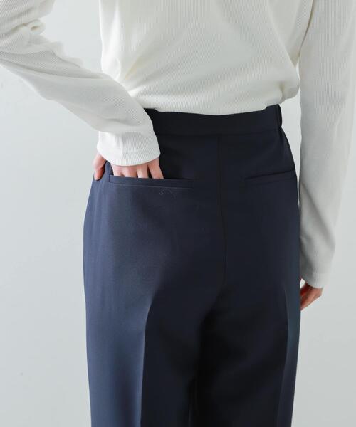 SENSE OF PLACE by URBAN RESEARCH（センスオブプレイスバイアーバンリサーチ）の「センタープレスストレートパンツ（その他パンツ・レディース・ブラック/グレー/ネイビー/チェック・TALL/MEDIUM/SMALL/LARGE/X-SMALL）」の19枚目の写真