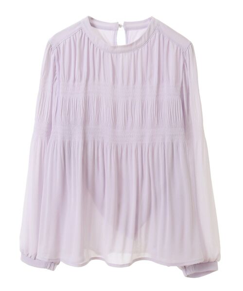 earth music&ecology（アースミュージックアンドエコロジー）の「マジョリカプリーツブラウス（シャツ/ブラウス・レディース・アイボリー/その他14/ネイビー/ミント/ピンク・FREE）」の12枚目の写真