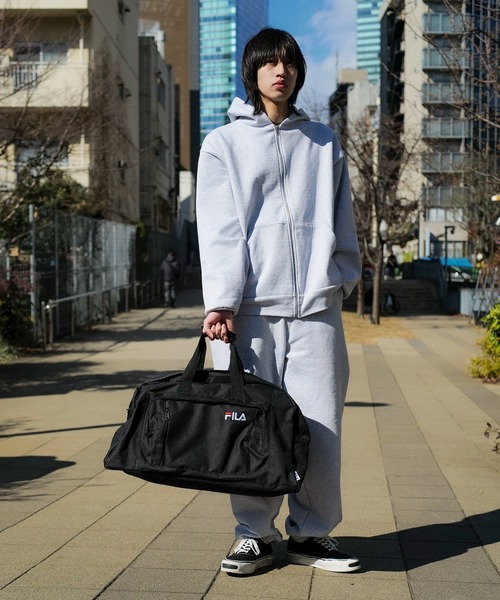 FILA(フィラ)の「【FILA/フィラ】2WAYボストンバッグ(ボストンバッグ・メンズ・ブラック/グレー・FREE)」の2枚目の写真