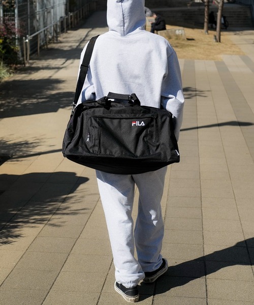 FILA(フィラ)の「【FILA/フィラ】2WAYボストンバッグ(ボストンバッグ・メンズ・ブラック/グレー・FREE)」の8枚目の写真