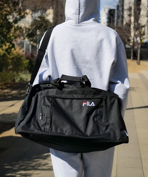 FILA(フィラ)の「【FILA/フィラ】2WAYボストンバッグ(ボストンバッグ・メンズ・ブラック/グレー・FREE)」の9枚目の写真