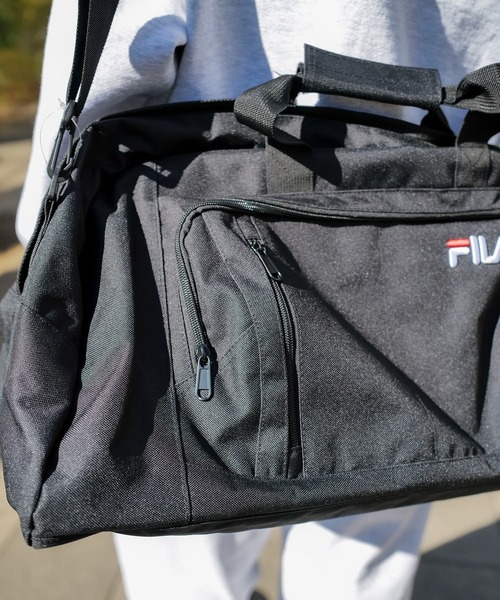 FILA(フィラ)の「【FILA/フィラ】2WAYボストンバッグ(ボストンバッグ・メンズ・ブラック/グレー・FREE)」の10枚目の写真