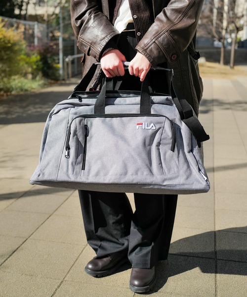 FILA(フィラ)の「【FILA/フィラ】2WAYボストンバッグ(ボストンバッグ・メンズ・ブラック/グレー・FREE)」の11枚目の写真