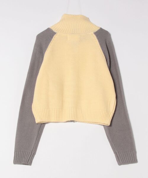 nemne store(ネンネストア)の「ラグランドライバーズニット(ニット/セーター・レディース・ネイビー/グレー系・SMALL/MEDIUM)」の14枚目の写真
