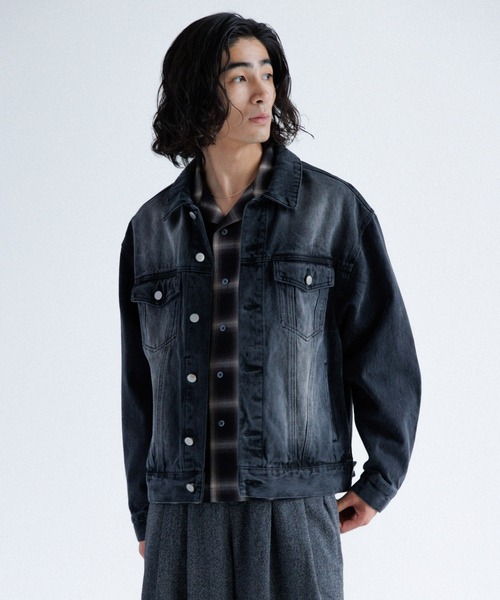 Blasted denim jacket / ブラストデニムジャケット（デニム