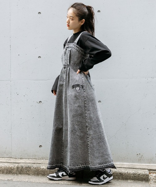 セール】【NBA】別注/切り替えデニムワンピース（ワンピース）｜NBA