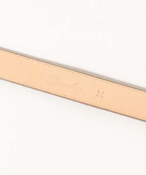 BEAMS BOY（ビームスボーイ）の「25mm スエード ベルト（ベルト・レディース・ベージュ/ネイビー・MEDIUM/SMALL）」の5枚目の写真