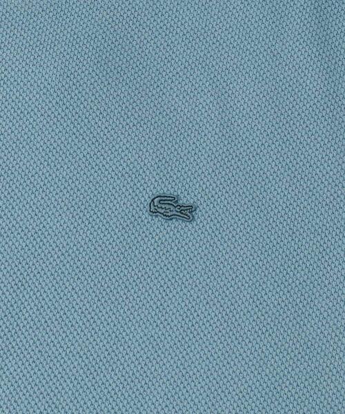 LACOSTE（ラコステ）の「『別注』LACOSTE×DOORS　thick pique crew long-sleeve（Tシャツ/カットソー・メンズ・ブルー/アイボリー/ライトグレー/ネイビー・3/4/5）」の22枚目の写真