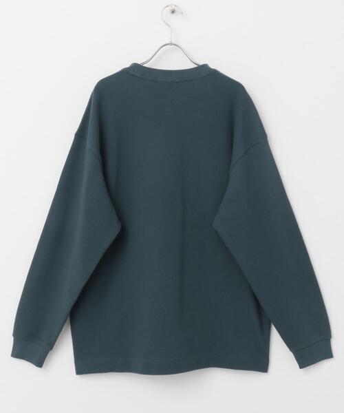 LACOSTE（ラコステ）の「『別注』LACOSTE×DOORS　thick pique crew long-sleeve（Tシャツ/カットソー・メンズ・ブルー/アイボリー/ライトグレー/ネイビー・3/4/5）」の5枚目の写真