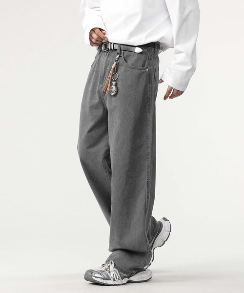 aimoha(アイモハ)の「【aimoha neo】Urban Baggy Jeans(デニムパンツ・メンズ・グレー・MEDIUM/LARGE/X-LARGE/XX-LARGE)」の1枚目の写真
