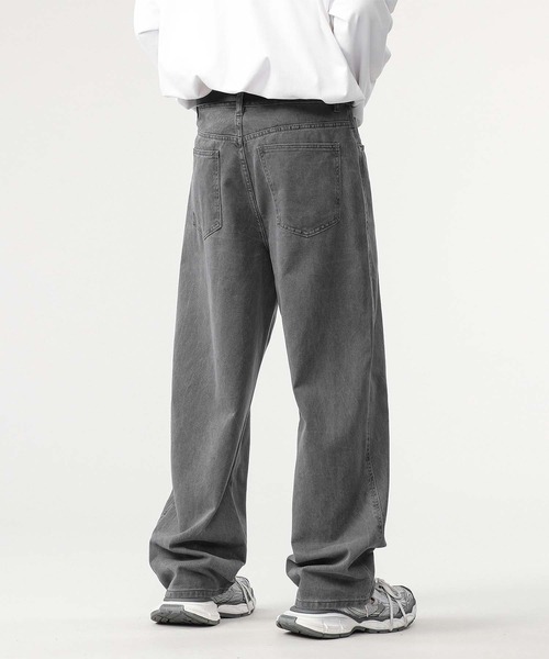 aimoha(アイモハ)の「【aimoha neo】Urban Baggy Jeans(デニムパンツ・メンズ・グレー・MEDIUM/LARGE/X-LARGE/XX-LARGE)」の5枚目の写真