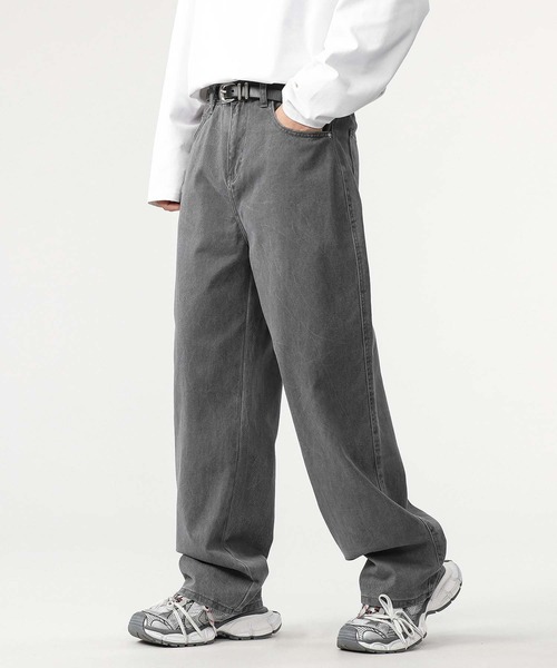 aimoha(アイモハ)の「【aimoha neo】Urban Baggy Jeans(デニムパンツ・メンズ・グレー・MEDIUM/LARGE/X-LARGE/XX-LARGE)」の3枚目の写真