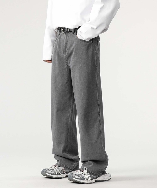 aimoha(アイモハ)の「【aimoha neo】Urban Baggy Jeans(デニムパンツ・メンズ・グレー・MEDIUM/LARGE/X-LARGE/XX-LARGE)」の6枚目の写真