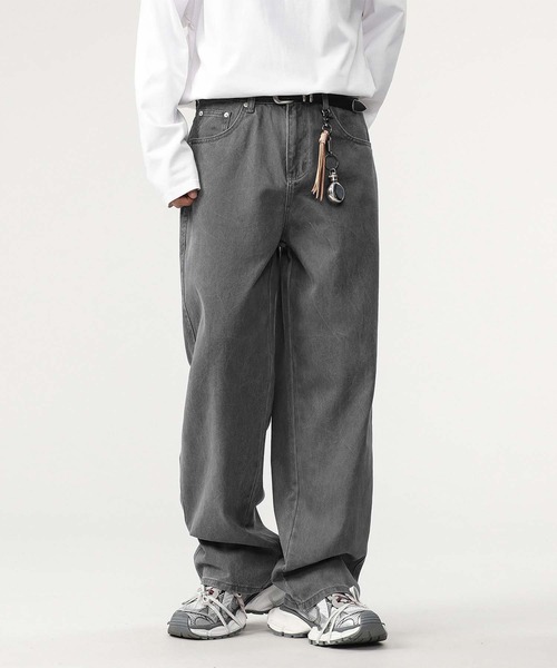 aimoha(アイモハ)の「【aimoha neo】Urban Baggy Jeans(デニムパンツ・メンズ・グレー・MEDIUM/LARGE/X-LARGE/XX-LARGE)」の8枚目の写真