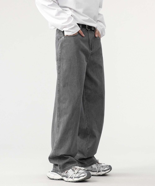 aimoha(アイモハ)の「【aimoha neo】Urban Baggy Jeans(デニムパンツ・メンズ・グレー・MEDIUM/LARGE/X-LARGE/XX-LARGE)」の11枚目の写真