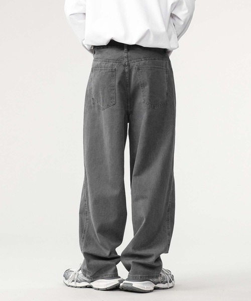 aimoha(アイモハ)の「【aimoha neo】Urban Baggy Jeans(デニムパンツ・メンズ・グレー・MEDIUM/LARGE/X-LARGE/XX-LARGE)」の9枚目の写真