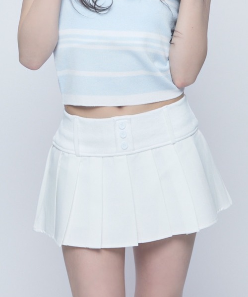 【関税込み】Pristine ホワイト Angelyne (Too) ミニスカート SSENSE 日本 Exclusive White & Pink Angelyne (Too) Miniskirt