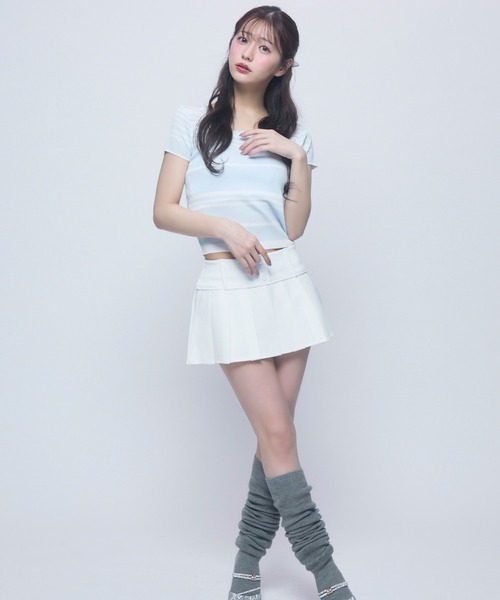 新品❤️ARCHIVIO ホワイト プリーツスカート セール】プリーツミニスカート（スカート）｜TITTY&CO.（ティ