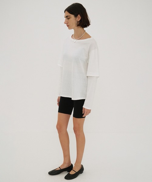 トップス CLANE TEE LAYERED LONGSLEEVE TOPS TEE LAYERED LONGSLEEVE TOPS（Tシャツ/カットソー）｜CLANE