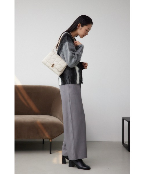 AZUL by moussy（アズールバイマウジー）の「フェイクレザーキルティングバッグ（ショルダーバッグ・レディース・シルバー系その他/ブラック/グレイッシュベージュ・FREE）」の14枚目の写真