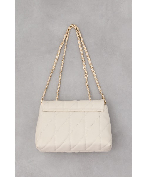AZUL by moussy（アズールバイマウジー）の「フェイクレザーキルティングバッグ（ショルダーバッグ・レディース・シルバー系その他/ブラック/グレイッシュベージュ・FREE）」の17枚目の写真