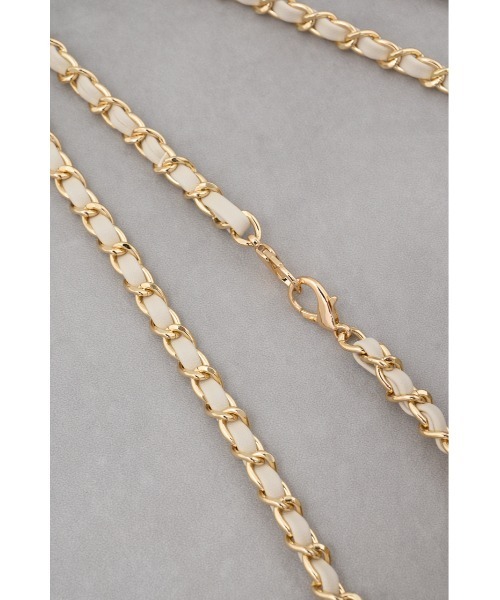 AZUL by moussy（アズールバイマウジー）の「フェイクレザーキルティングバッグ（ショルダーバッグ・レディース・シルバー系その他/ブラック/グレイッシュベージュ・FREE）」の19枚目の写真