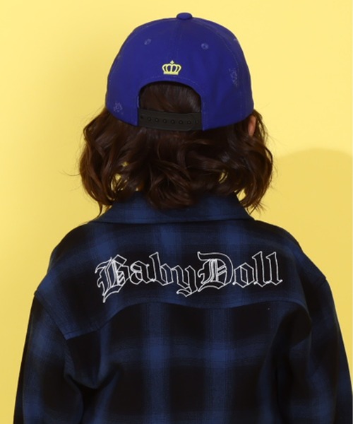 BABYDOLL（ベビードール）の「親子お揃い チェック 長袖シャツ 0271K（シャツ/ブラウス・キッズ・ネイビー・130cm/140cm/150cm/100cm/110cm/120cm）」の5枚目の写真