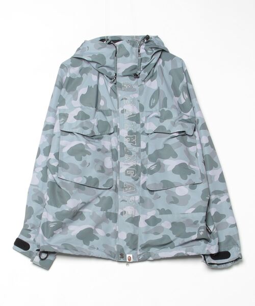 Aape マウンテンパーカー グレー 迷彩柄 Aape マウンテンパーカー グレー 迷彩柄