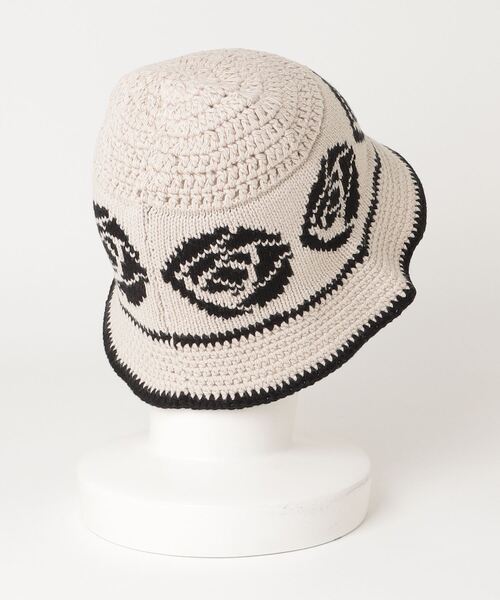 LFYT（エルエフワイティー）の「LFYT ラファイエット【Lafayette】- ロゴ ストリート アウトドア オーバー アメリカ オリジナル バケハ バケットハット【ROSE KNIT BUCKET HAT LS251405】（ハット・メンズ・ネイビー/ナチュラル/ブラック・ONE SIZE）」の11枚目の写真